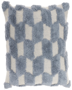 57 GRAND BY NICOLE CURTIS RC116 OCEAN 18" x 18" THROW PILLOW