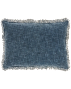 57 GRAND BY NICOLE CURTIS ZH017 NAVY 14" X 24" THROW PILLOW