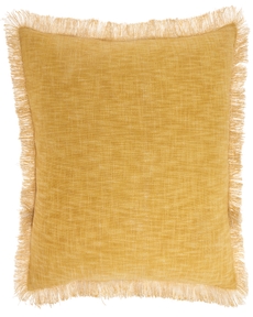57 GRAND BY NICOLE CURTIS ZH017 YELLOW 22" X 22" THROW PILLOW
