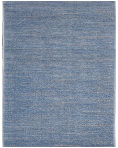 Nourison Essentials NRE01 Blue/Grey 2'2" x 16' Area Rug