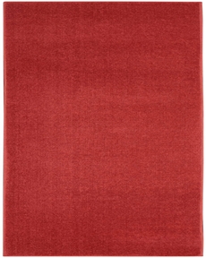 Nourison Essentials NRE01 Brick Red Rug 2'2" x 10'