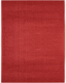 Nourison Essentials NRE01 Brick Red 2'2" x 20' Area Rug