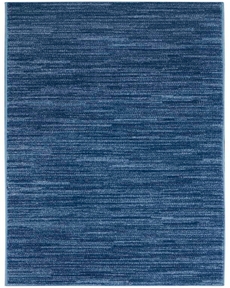 Nourison Essentials NRE01 Navy Blue Rug 2'2" x 10'