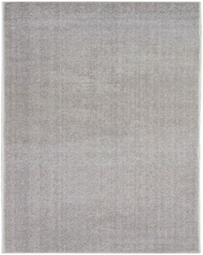 Nourison Essentials NRE01 Silver Grey 2'2" x 14' Outdoor Rug