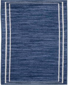 NOURISON ESSENTIALS NRE02 NAVY/IVORY 2'2" X 7'6"