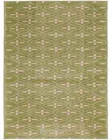 Nourison Essentials NRE04 Green Ivory 2'2" x 7'6" Area Rug