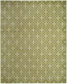 Nourison Essentials NRE04 Green Ivory Area Rug