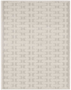 Nordic NRC01 Ivory Grey 2' x 6' Area Rug