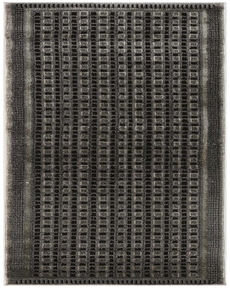 Nordic NRC03 Black Taupe 2' x 6' Area Rug