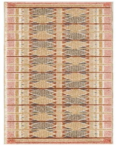 Nordic NRC06 Rust Multicolor 2' x 6' Area Rug