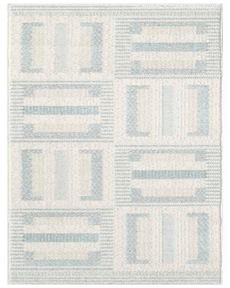 Nordic NRC11 Ivory Blue 2' x 6' Area Rug