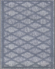 Nourison Easy Care NES01 Denim Blue 2' x 6' Area Rug