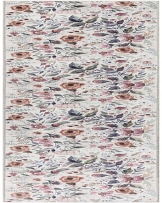 Nourison Washables NWB01 Ivory Pink 2'2" x 10' Area Rug