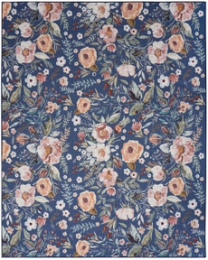 Nourison Washables NWB01 Navy Multicolor Area Rug