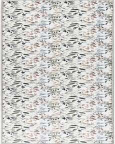 Nourison Washables NWB05 Ivory Multicolor 2'2" x 10' Area Rug