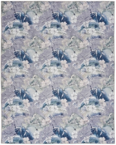 Nourison Washables NWB07 Grey Blue Area Rug