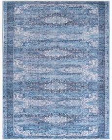 Nourison Washables NWB15 Blue 2'2" x 10' Area Rug