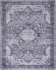 Nourison Washables NWB15 Charcoal Grey Area Rug