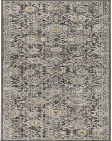 Oushak Home OUS01 Charcoal 2' x 6' Area Rug