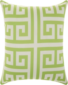 OUTDOOR PILLOWS AS047 APPLE GREEN 20" x 20" THROW PILLOW