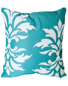 OUTDOOR PILLOWS AS065 TURQUOISE 20" x 20" THROW PILLOW
