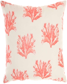 OUTDOOR PILLOWS GT134 CORAL 18" x 18"