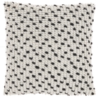 OUTDOOR PILLOW IH013 BLACK 18" X 18" THROW PILLOW