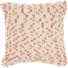 OUTDOOR PILLOWS IH013 CORAL 18" x 18" THROW PILLOW