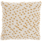 OUTDOOR PILLOW IH013 YELLOW 18" X 18" THROW PILLOW