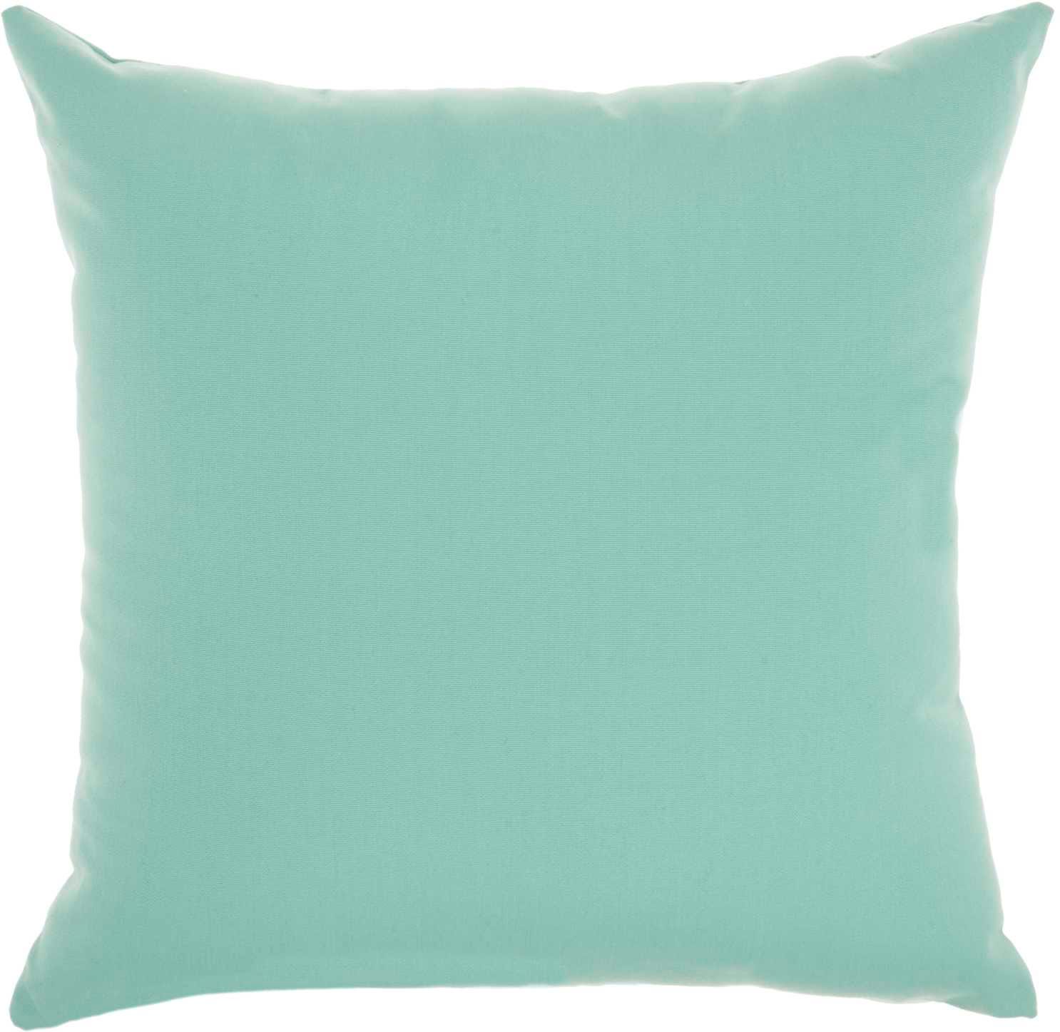 The Aqua Cottage Hello Pumpkin Aqua Throw Pillow 18x18 Multicolor 