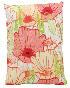 OUTDOOR PILLOWS L3163 WHITE 18" x 18" THROW PILLOW