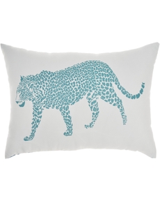 OUTDOOR PILLOW L3390 TURQUOISE 14" X 23" THROW PILLOW