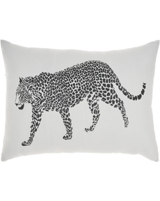 OUTDOOR PILLOW L3390 WHITE/BLACK 14" X 23" THROW PILLOW
