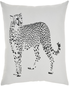 OUTDOOR PILLOW L3393 BLACK 20" X 20" THROW PILLOW