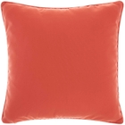 OUTDOOR PILLOWS L9090 CORAL 18" x 18" THROW PILLOW