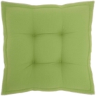 OUTDOOR PILLOWS QY029 GREEN 18" x 18" x 3" SEAT CUSHION