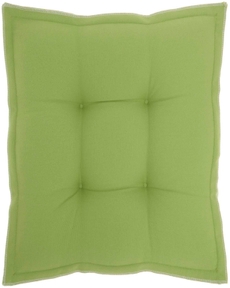 OUTDOOR PILLOWS QY029 GREEN 18" x 18" x 3" SEAT CUSHION