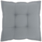 OUTDOOR PILLOWS QY029 GREY 18" x 18" x 3" SEAT CUSHION