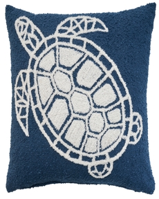 Outdoor Pillow VJ002 Navy 18" x 18" Throw Pillow