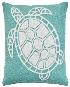 Outdoor Pillow VJ002 Turquoise 18" x 18" Throw Pillow