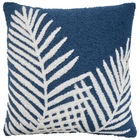 Outdoor Pillow VJ005 Navy 18" x 18" Throw Pillow