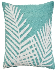 Outdoor Pillow VJ005 Turquoise 18" x 18" Throw Pillow