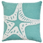 Outdoor Pillow VJ008 Turquoise 18" x 18" Throw Pillow