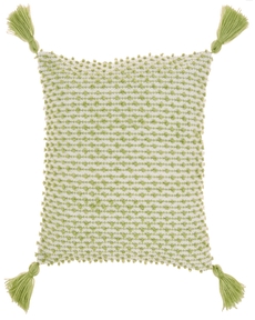 OUTDOOR PILLOW VJ025 GREEN 18" X 18" THROW PILLOW