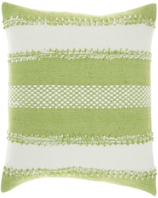 OUTDOOR PILLOWS VJ088 GREEN 14" x 22" THROW PILLOW