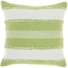 OUTDOOR PILLOWS VJ088 GREEN 18" x 18" THROW PILLOW