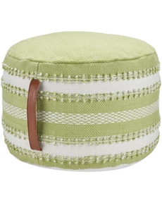 OUTDOOR PILLOW VJ088 GREEN 20" X 20" X 12" POUF