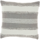 OUTDOOR PILLOWS VJ088 GREY 14" x 22" THROW PILLOW