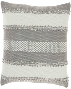 OUTDOOR PILLOWS VJ088 GREY 14" x 22" THROW PILLOW