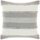 OUTDOOR PILLOWS VJ088 GREY 18" x 18" THROW PILLOW